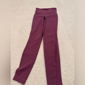 High waisted Lululemon wunder under leggings